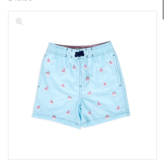 Shade Critters
Stretch Blue Swim Trunks - Magic Water Appearing Boats & Sharks - Picture 2 of 3